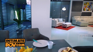 POV - Tiffany Tatum kora reggeli kefélése