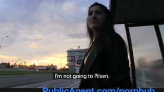 PublicAgent - fullos ázsiai bige felszedve a buszmegállóban