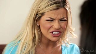 Abby Lee Spanyol és Adriana Sephora forró tini leszbi játékai